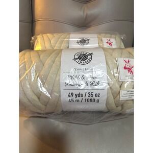 Loops & Threads Wild & Free Jumbo Yarn Ivory Super Bulky Discontinued